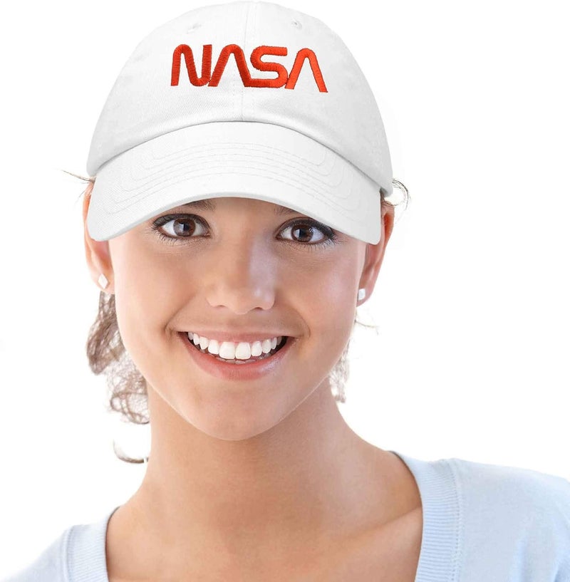 DALIX NASA Embroidered Mens Womens Cotton Dad Hat Baseball Cap Adjustable - Image 5